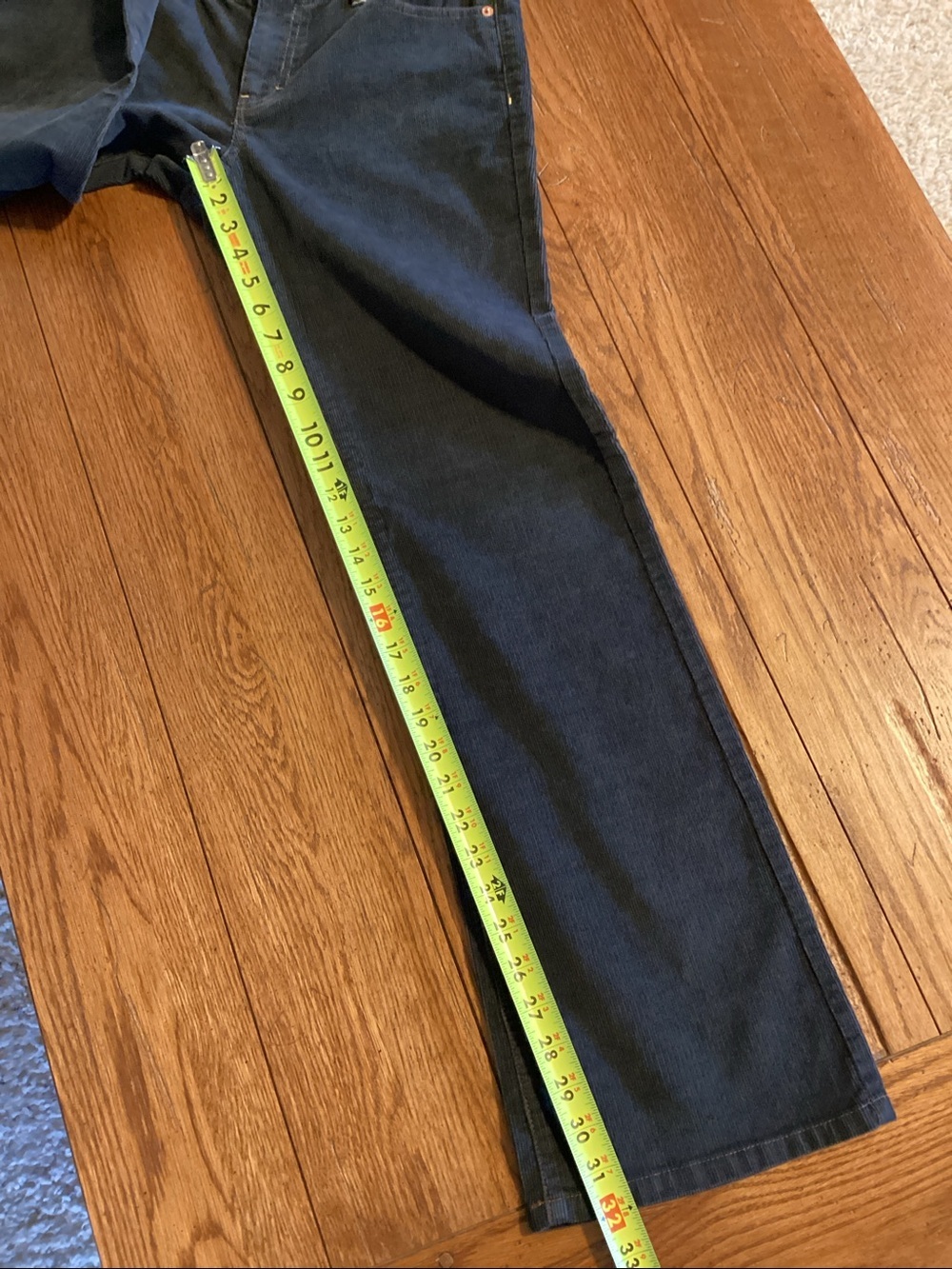 Ralph Lauren vintage Polo Jeans Co. dark gray corduroy pants. Women’s size 6x32 - Picture 11 of 16